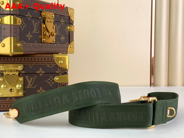 Louis Vuitton Shoulder Strap in Khaki Green Nylon Replica