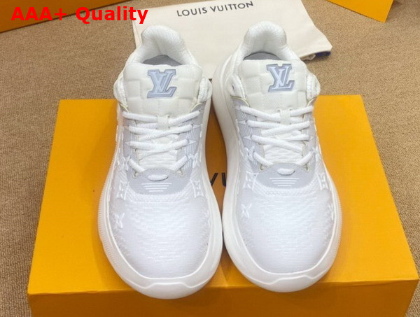 Louis Vuitton Show Up Sneaker White Monogram and Damier Knit 1A9JR2 Replica