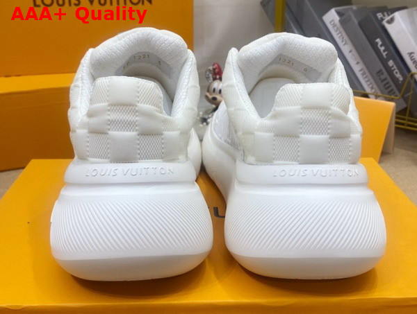 Louis Vuitton Show Up Sneaker White Monogram and Damier Knit 1A9JR2 Replica