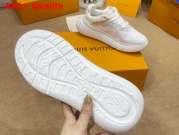 Louis Vuitton Show Up Sneaker White Monogram and Damier Knit 1A9JR2 Replica