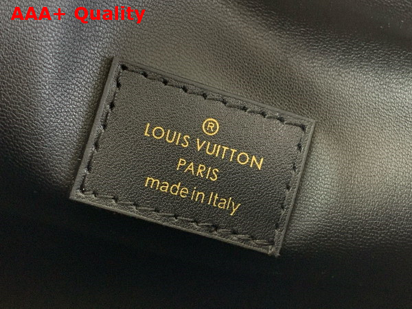 Louis Vuitton Side Trunk MM Handbag Malletage Lambskin Beige Red M24403 Replica