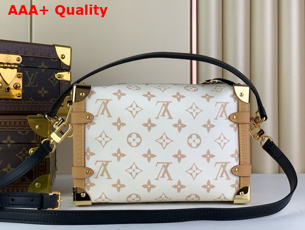 Louis Vuitton Side Trunk MM Handbag Monogram Dune Coated Canvas M46907 Replica