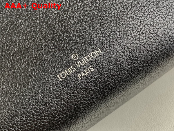 Louis Vuitton Side Trunk MM Handbag in Black Grained Calf Leather M25160 Replica