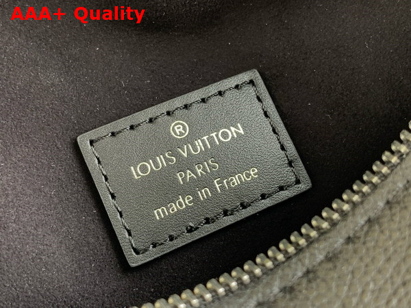 Louis Vuitton Side Trunk MM Handbag in Black Grained Calf Leather M25160 Replica