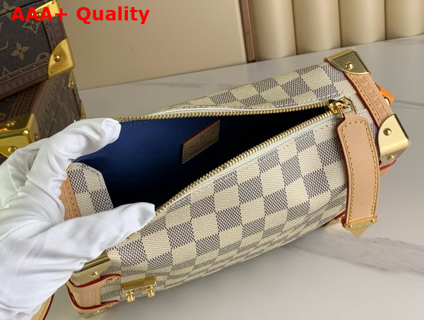 Louis Vuitton Side Trunk MM in Damier Vernis Calfskin N40712 Replica