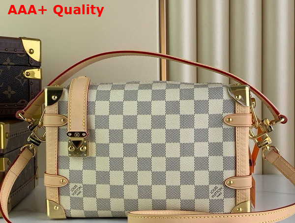 Louis Vuitton Side Trunk MM in Damier Vernis Calfskin N40712 Replica