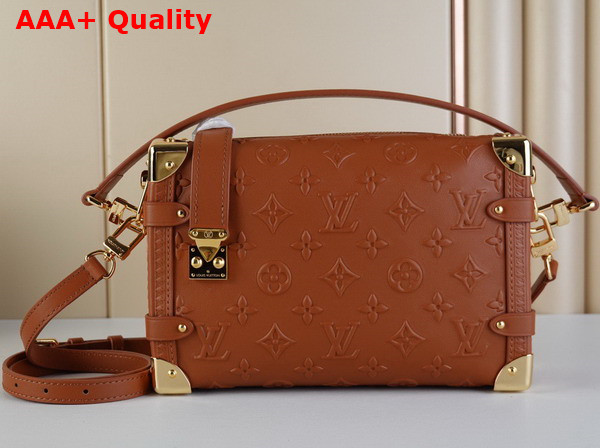 Louis Vuitton Side Trunk Tan Fashion Leather M21741 Replica