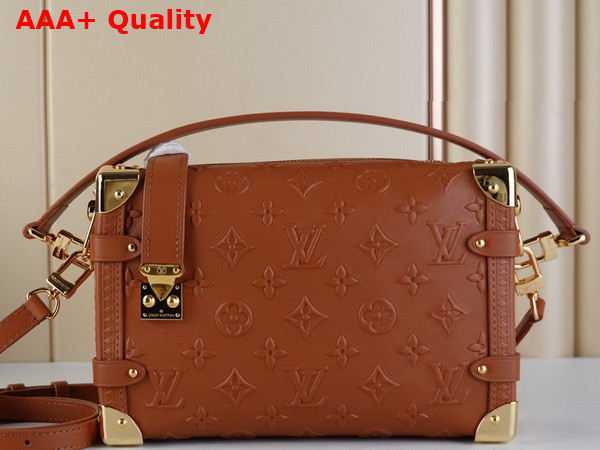 Louis Vuitton Side Trunk Tan Fashion Leather M21741 Replica