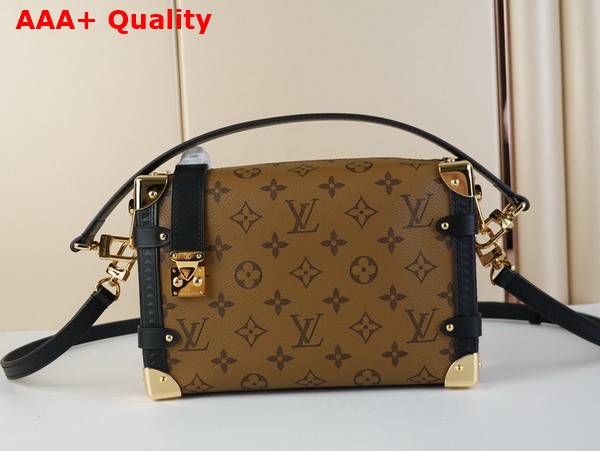 Louis Vuitton Side Trunk in Monogram Reverse Canvas Replica