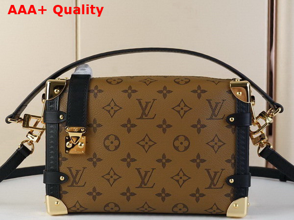 Louis Vuitton Side Trunk in Monogram Reverse Canvas Replica