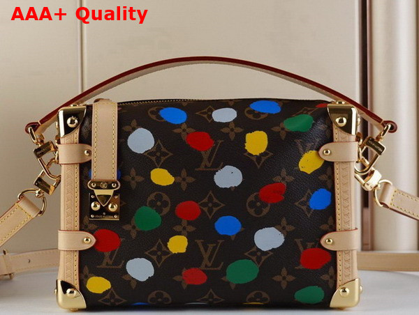 Louis Vuitton Side Trunk in Multicolor Printed Monogram Canvas Replica