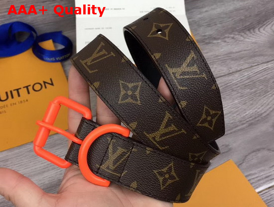 Louis Vuitton Signature 35mm Belt Monogram Canvas and Calf Leather Replica