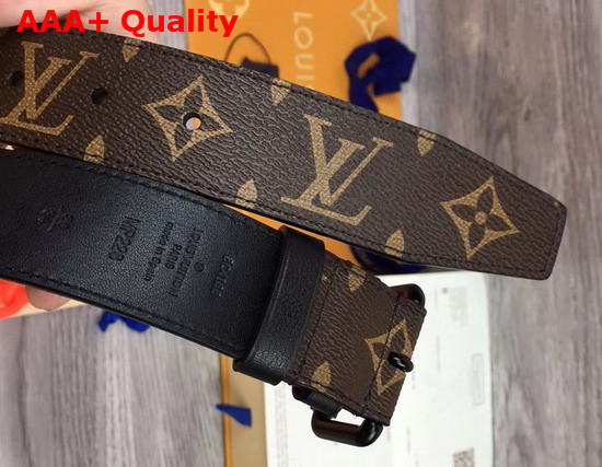 Louis Vuitton Signature Chain 35mm Belt Brown Monogram Macassar Canvas M0180U Replica