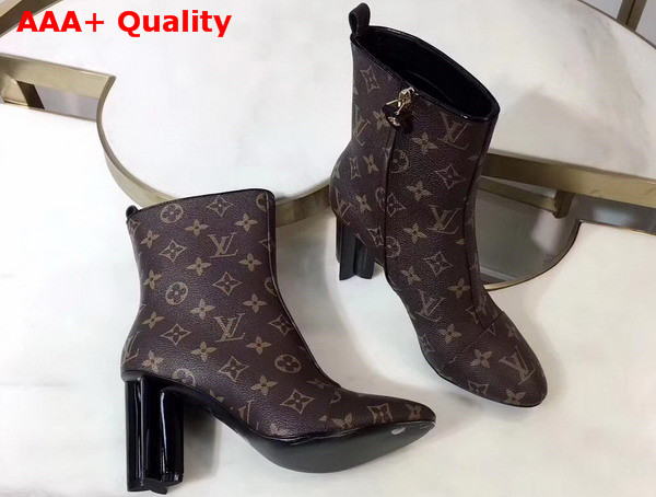 Louis Vuitton Silhouette Ankle Boot Patent Monogram 1A2XGF Replica