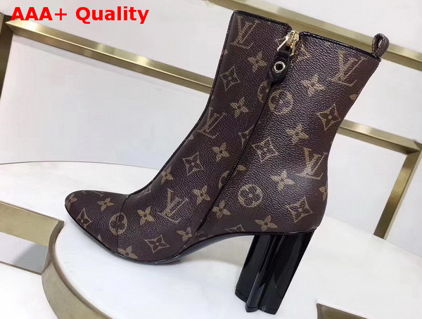 Louis Vuitton Silhouette Ankle Boot Patent Monogram 1A2XGF Replica