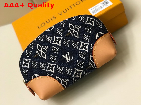 Louis Vuitton Since 1854 Cosmetic Pouch PM Blue M80307 Replica