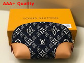 Louis Vuitton Since 1854 Cosmetic Pouch PM Blue M80307 Replica