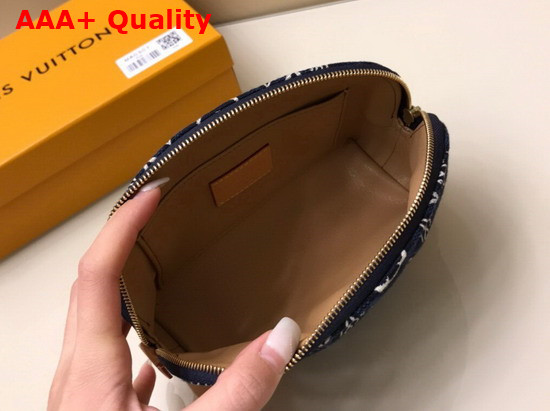 Louis Vuitton Since 1854 Cosmetic Pouch PM Blue M80307 Replica