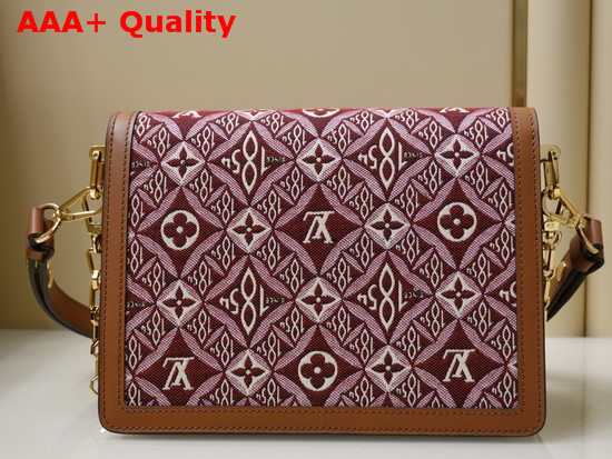 Louis Vuitton Since 1854 Dauphine MM Handbag Bordeaux Jacquard Since 1854 Textile Replica