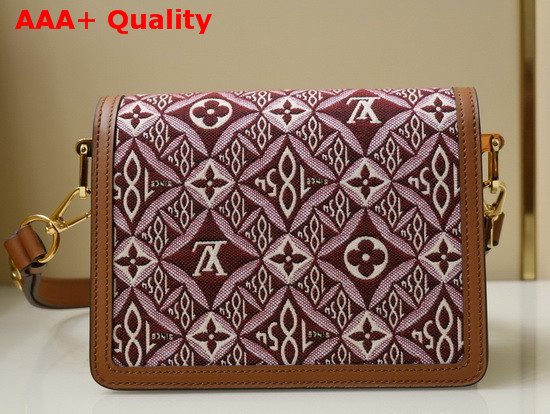 Louis Vuitton Since 1854 Dauphine Mini Handbag Bordeaux Jacquard Since 1854 Textile M57172 Replica