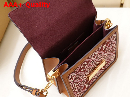 Louis Vuitton Since 1854 Dauphine Mini Handbag Bordeaux Jacquard Since 1854 Textile M57172 Replica