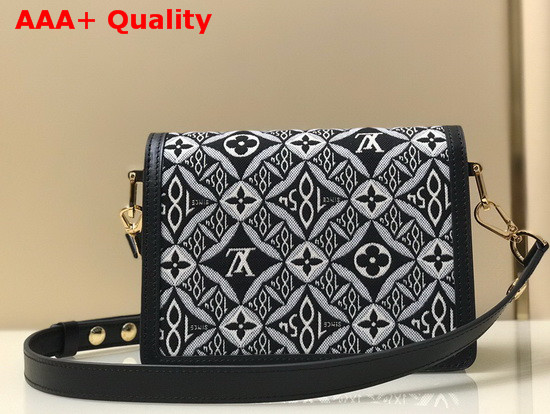 Louis Vuitton Since 1854 Dauphine Mini Handbag Gray Jacquard Since 1854 Textile Replica