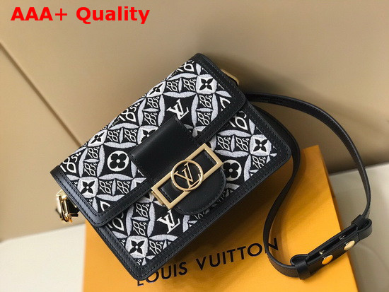 Louis Vuitton Since 1854 Dauphine Mini Handbag Gray Jacquard Since 1854 Textile Replica