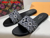 Louis Vuitton Since 1854 Lock It Flat Mule Gris 1A8D6A Replica