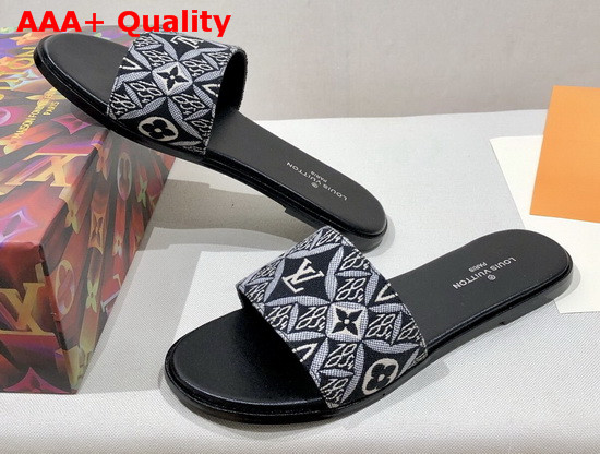 Louis Vuitton Since 1854 Lock It Flat Mule Gris 1A8D6A Replica