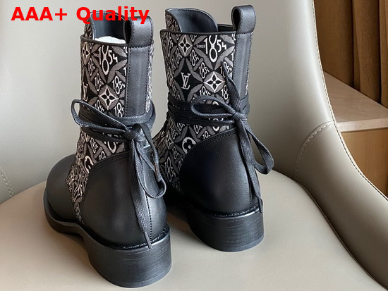 Louis Vuitton Since 1854 Metropolis Flat Ranger Gray Jacquard Textile and Calf Leather 1A8DFA Replica