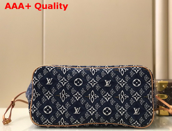 Louis Vuitton Since 1854 Neverfull MM Blue Jacquard Since 1854 Textile M57484 Replica