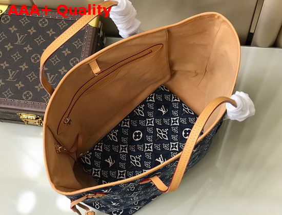 Louis Vuitton Since 1854 Neverfull MM Blue Jacquard Since 1854 Textile M57484 Replica