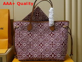 Louis Vuitton Since 1854 Neverfull MM Bordeaux Jacquard Since 1854 Textile M57273 Replica