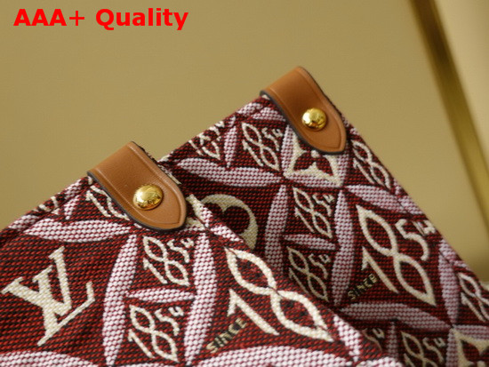 Louis Vuitton Since 1854 Onthego GM Bordeaux Jacquard Since 1854 Textile M57185 Replica