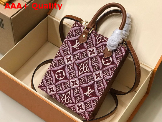 Louis Vuitton Since 1854 Petit Sac Plat Bordeaux Red M69846 Replica