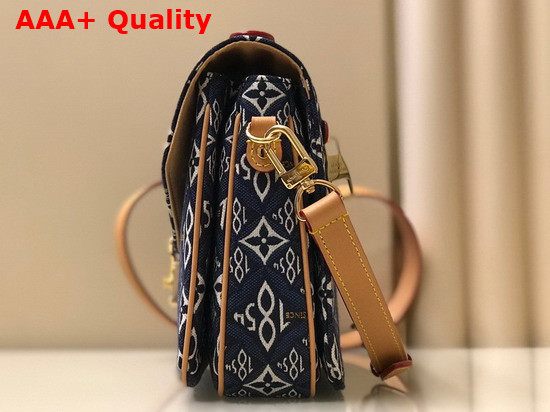 Louis Vuitton Since 1854 Pochette Metis Blue Jacquard Since 1854 Textile M57395 Replica