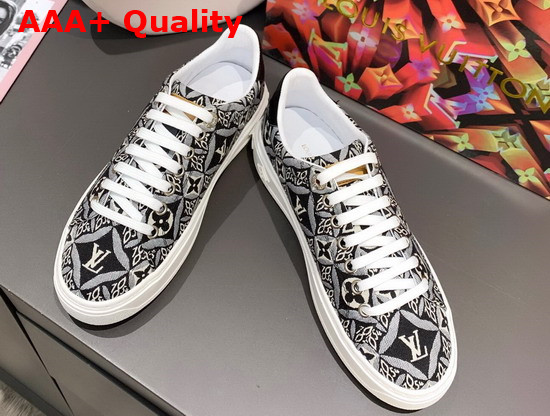 Louis Vuitton Since 1854 Time Out Sneaker in Black 1A8O09 Replica