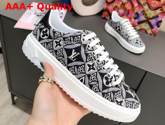 Louis Vuitton Since 1854 Time Out Sneaker in Black 1A8O09 Replica