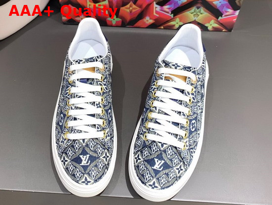 Louis Vuitton Since 1854 Time Out Sneaker in Blue 1A8O09 Replica