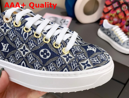 Louis Vuitton Since 1854 Time Out Sneaker in Blue 1A8O09 Replica