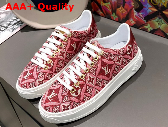 Louis Vuitton Since 1854 Time Out Sneaker in Bordeaux Replica