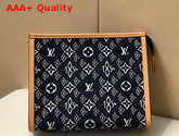 Louis Vuitton Since 1854 Toiletry Pouch 26 Blue M80306 Replica