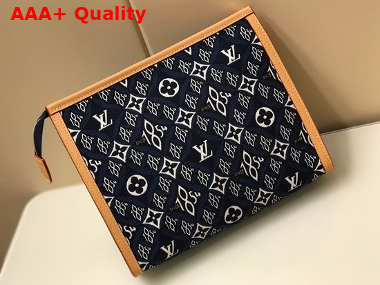 Louis Vuitton Since 1854 Toiletry Pouch 26 Blue M80306 Replica