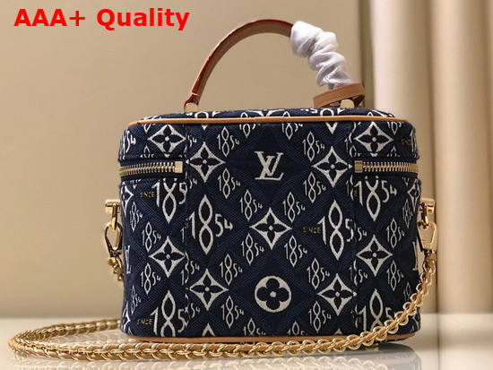 Louis Vuitton Since 1854 Vanity PM Blue Jacquard Since 1854 Textile M57403 Replica