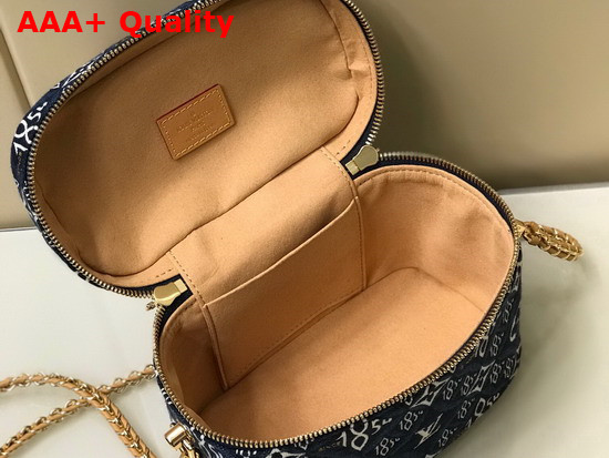 Louis Vuitton Since 1854 Vanity PM Blue Jacquard Since 1854 Textile M57403 Replica