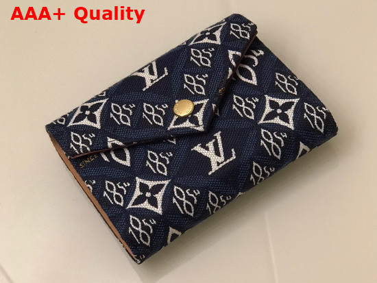 Louis Vuitton Since 1854 Victorine Wallet Blue Jacquard Since 1854 Textile M80211 Replica