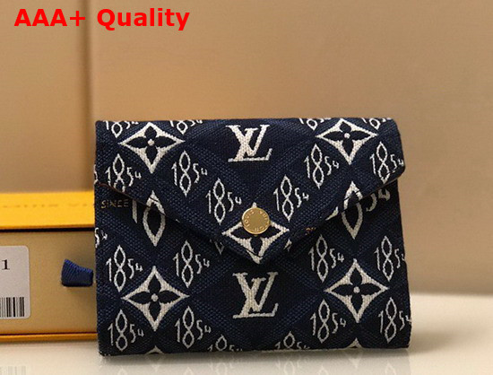 Louis Vuitton Since 1854 Victorine Wallet Blue Jacquard Since 1854 Textile M80211 Replica