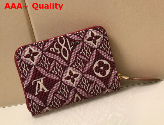 Louis Vuitton Since 1854 Zippy Coin Purse in Bordeaux Replica