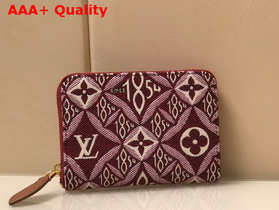 Louis Vuitton Since 1854 Zippy Coin Purse in Bordeaux Replica