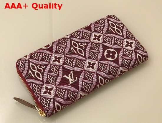 Louis Vuitton Since 1854 Zippy Wallet in Bordeaux Red M69994 Replica